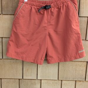 Mens Coral Outdoor Shorts with Drawstring